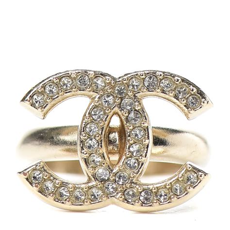 chanel ring cc gold|chanel rings real.